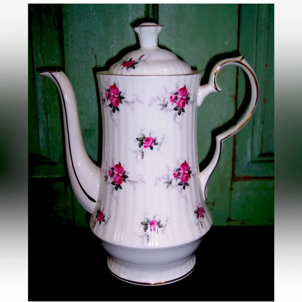 Hammersley Spode Bone China Princess House Windsor Rose Coffee Pot England